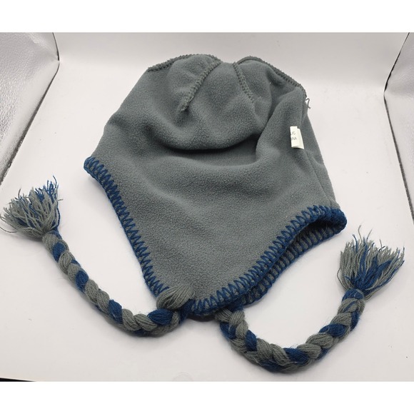 Chicago White Sox Knit Beanie Hat Pom Pom Ear Flaps Tassels MLB Baseball - Picture 7 of 8